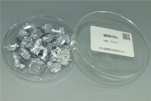 High Purity 5N to 7N (99.999% to 99.99999%) Antimony (Sb)
